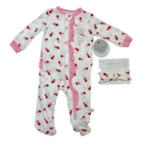 Bamboo Cherry Hearts Pajamas